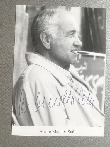 Armin müller stahl signed - armin,